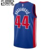 Detroit Pistons Bojan Bogdanovic 44 Nike 2022-23 Icon Edition Sininen Lasten Pelipaidat Swingman